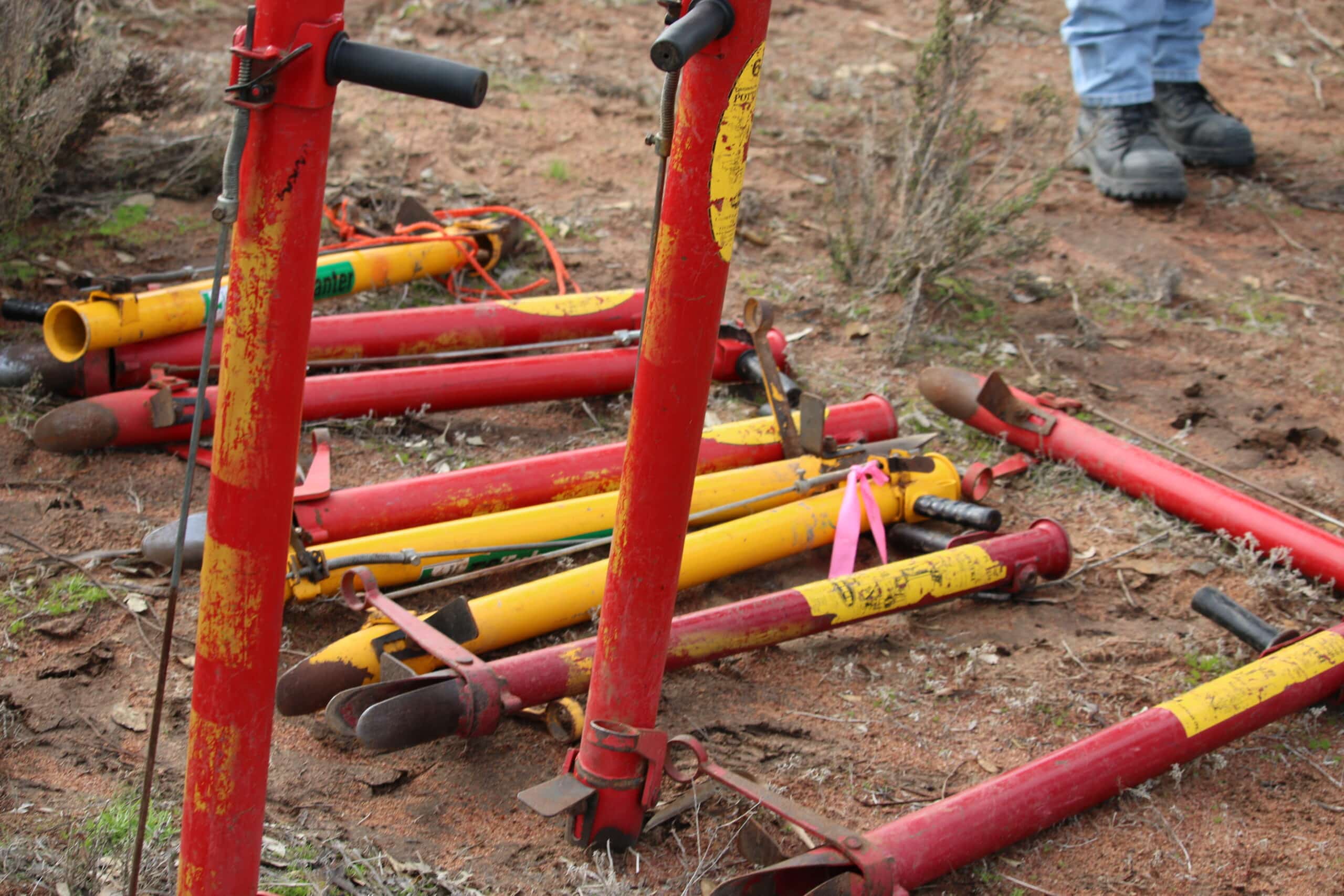 Pottiputki planting equipment