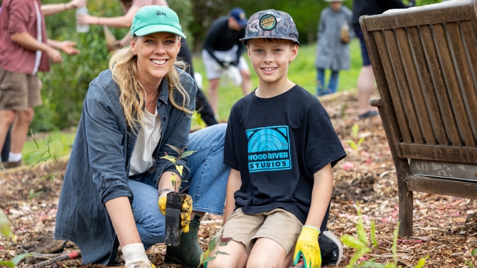 Family-seedling-native-tree-planting